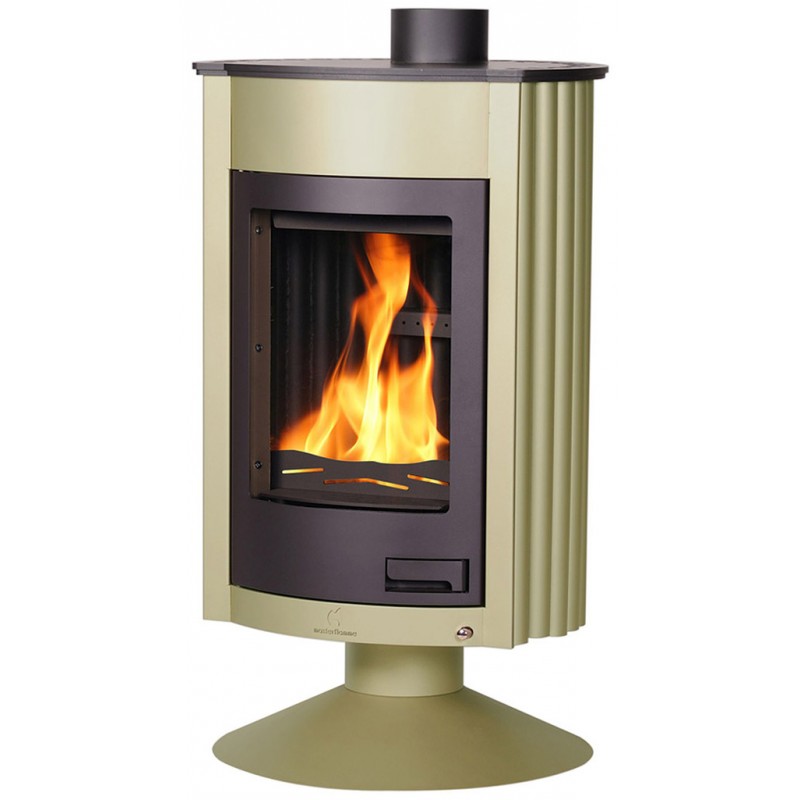 HS FLAMINGO Krbová kamna MASTERFLAMME Medie II, olivová