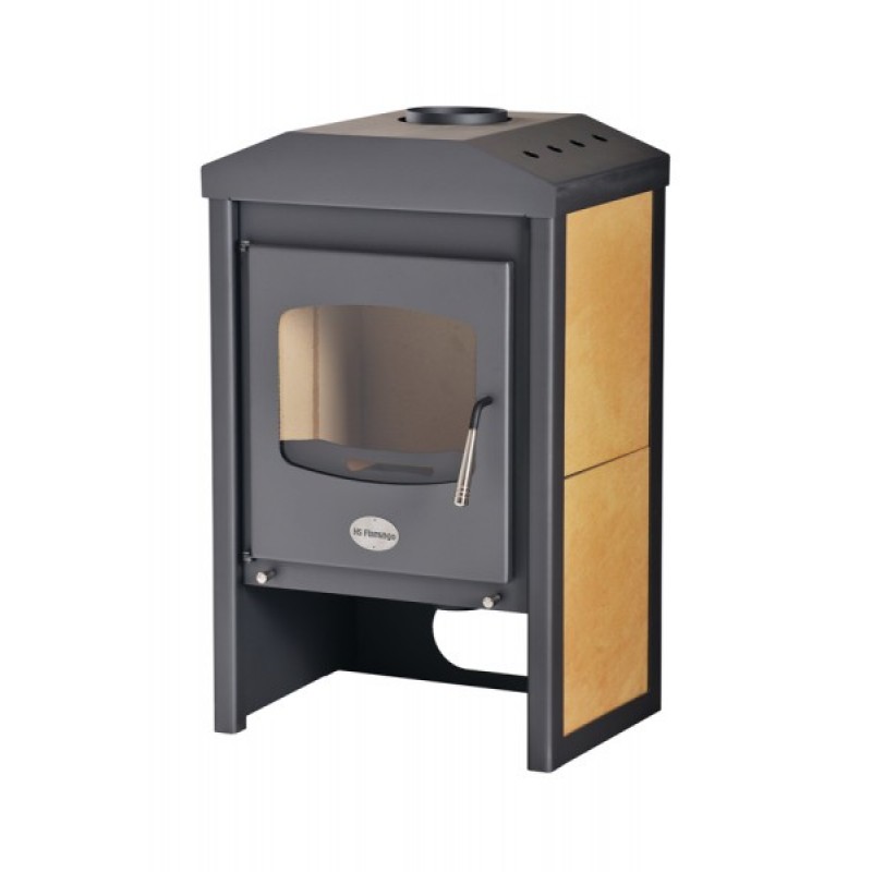 HSFLAMINGO Krbová kamna VEGA 9kw, antracit, dlažba písková s pérkem