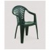 Plastové křeslo MALIBU zelené