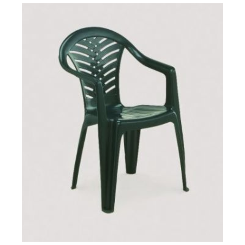 Plastové křeslo MALIBU zelené