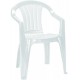 CURVER SICILIA zahradní židle, 56 x 58 x 79 cm, bílá 17180048
