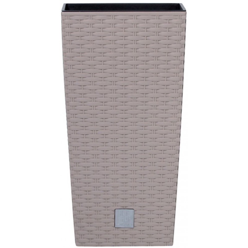 Prosperplast RATO SQUARE květináč 22cm, 16,3l, mocca DRTS225 Prosperplast RATO SQUARE květináč 22cm, 16,3l, mocca DRTS225