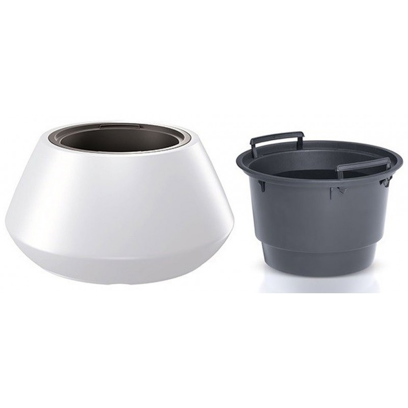 Prosperplast HEOS Květináč s vkladem 58,2cm, bílá DMHET600