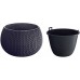 Prosperplast SPLOFY Bowl květináč 48cm, 21l, antracit DKSP480