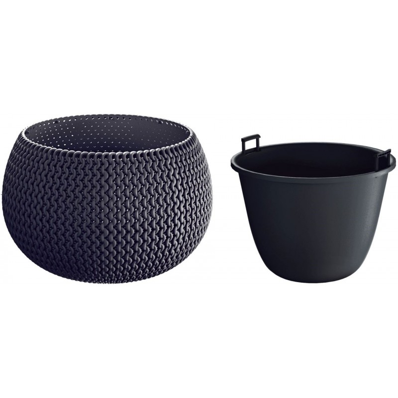 Prosperplast SPLOFY Bowl květináč 48cm, 21l, antracit DKSP480 Prosperplast SPLOFY Bowl květináč 48cm, 21l, antracit DKSP480
