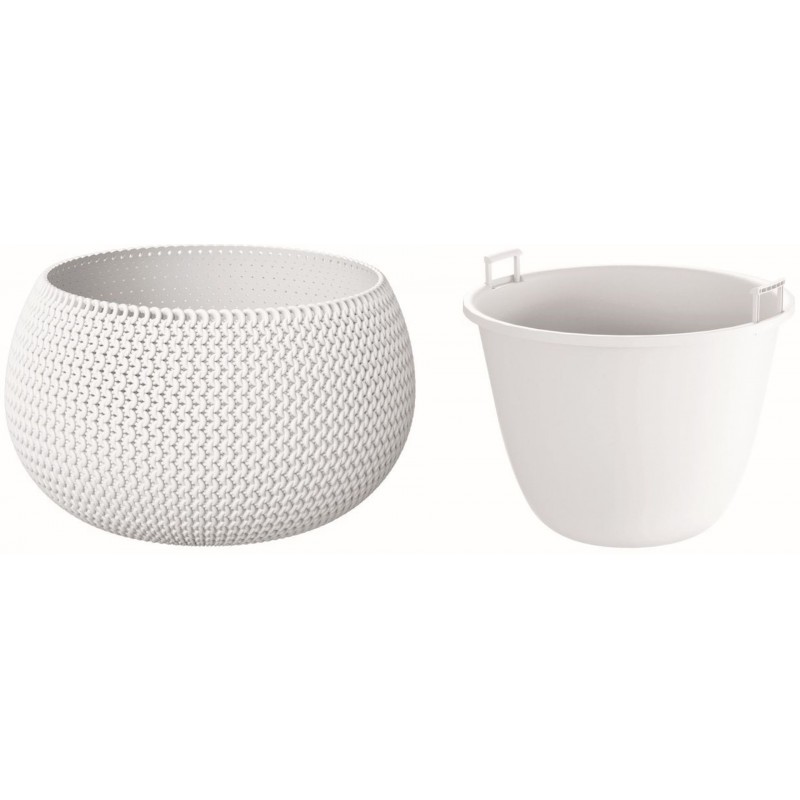 Prosperplast SPLOFY Bowl květináč 48cm, 21l, bílá DKSP480 Prosperplast SPLOFY Bowl květináč 48cm, 21l, bílá DKSP480