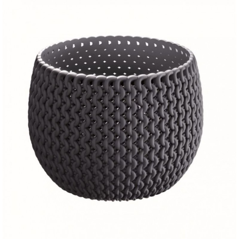 PROSPERPLAST SPLOFY BOWL Basic květináč 18 cm, antracit DKSP180N PROSPERPLAST SPLOFY BOWL Basic květináč 18 cm, antracit DKSP180N