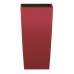 PROSPERPLAST URBI SQUARE Květináč 26,5 cm,11/26,6l, bordo DURS265