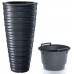 Prosperplast FREZE Květináč vysoký s vkladem 38,3cm, antracit DHFE400