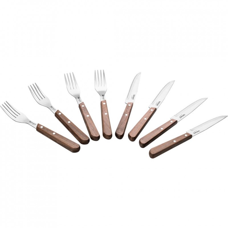 LAMART LT2062 WALNUT příbor steakový 8 ks 42002095 LAMART LT2062 WALNUT příbor steakový 8 ks 42002095