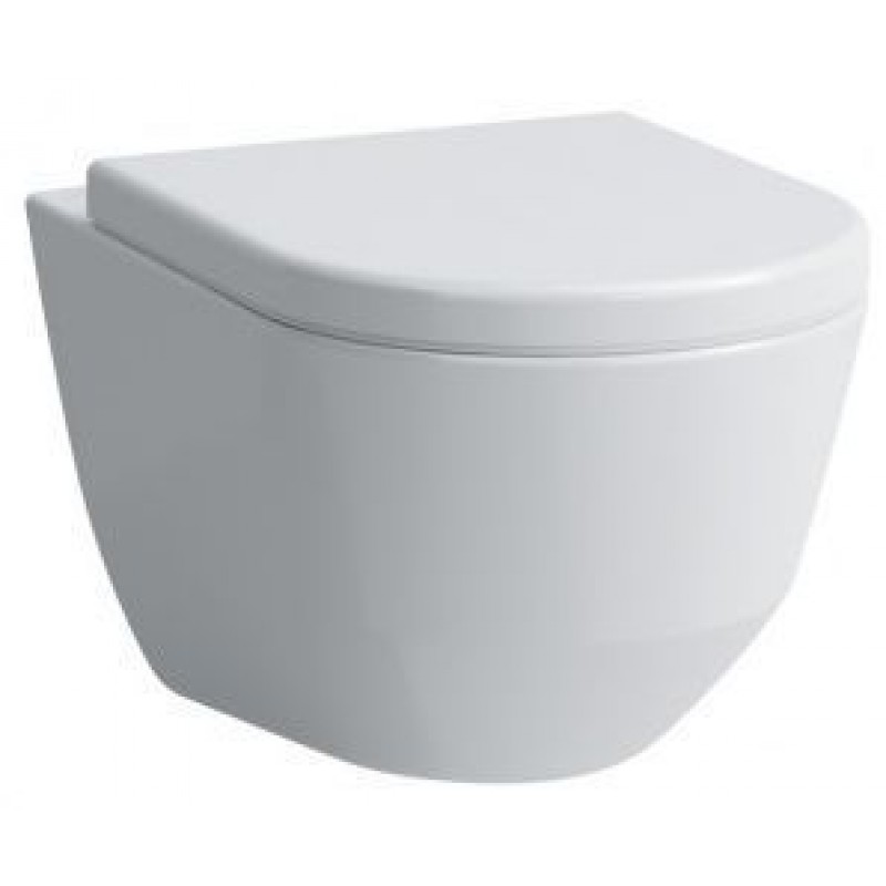LAUFEN PRO S Závěsný klozet rimless compact, bílá mat 8.2096.5.757.000.1