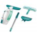 LEIFHEIT Window Cleaner Vysavač na okna + mop + tyč 43 cm + sací hubice 17 cm 51016