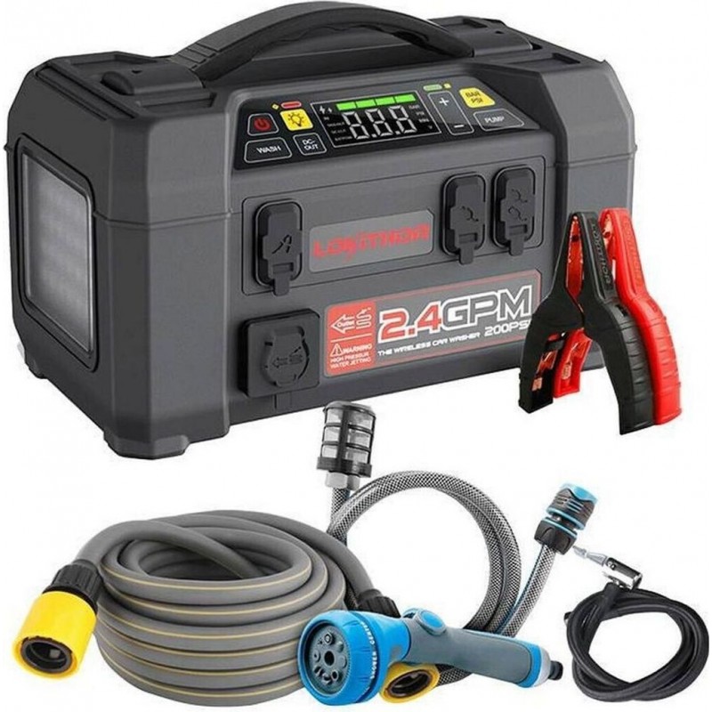 LOKITHOR Startovací zdroj s kompresorem a čerpadlem (12V/2500A/74Wh) AW401 LOKITHOR Startovací zdroj s kompresorem a čerpadlem (12V/2500A/74Wh) AW401