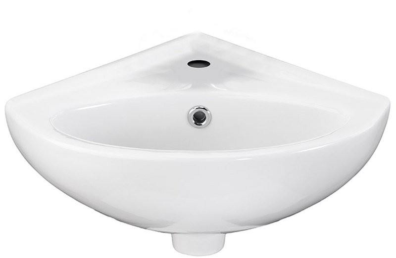 AQUALINE LUIGI rohové umývátko 34x34cm, FS161