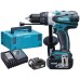 MAKITA DHP458RTJ Aku příklepový šroubovák Li-ion, LXT ( 2x5,0 Ah/18V) Makpac