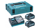 MAKITA 191J97-1 sada Li-ion XGT 40V 2xBL4040 akumulátor + DC40RA nabíječka + Makpac