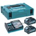 MAKITA 191J97-1 sada Li-ion XGT 40V 2xBL4040 akumulátor + DC40RA nabíječka + Makpac