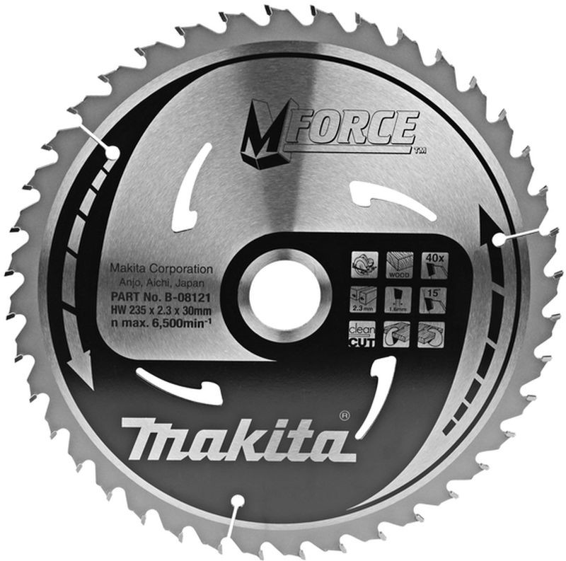 MAKITA Pilový kotouč HM235x30mm 40T B-08121
