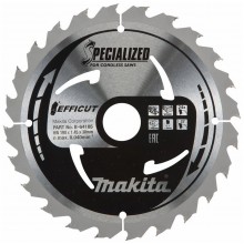 MAKITA B-64191 TCT pilový kotouč Efficut 190mmx30mm 24T =old B-64185