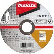 MAKITA B-64593 Řezný kotouč 125x1,2x22 nerez