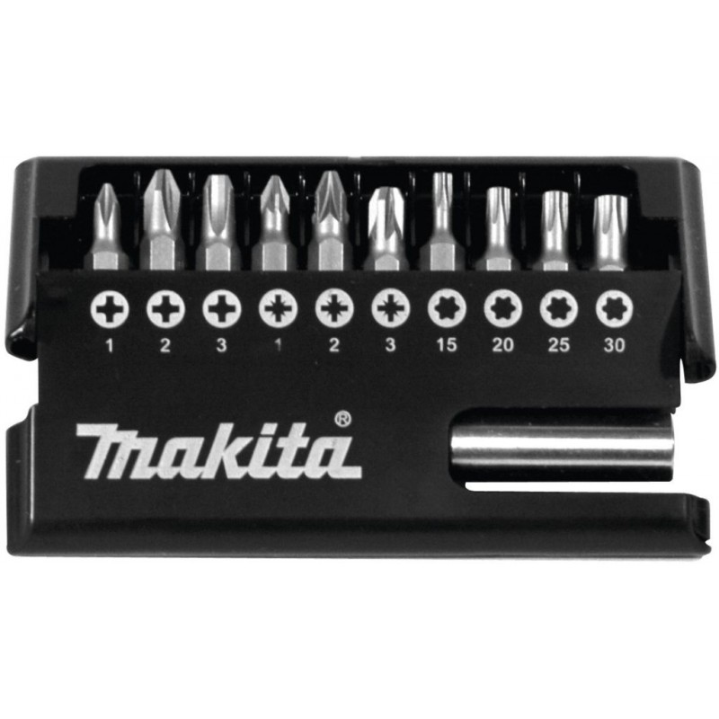 MAKITA D-30651-12 Sada bitů 1/4" 11 ks v plastové krabičce, 12 bal MAKITA D-30651-12 Sada bitů 1/4" 11 ks v plastové krabičce, 12 bal