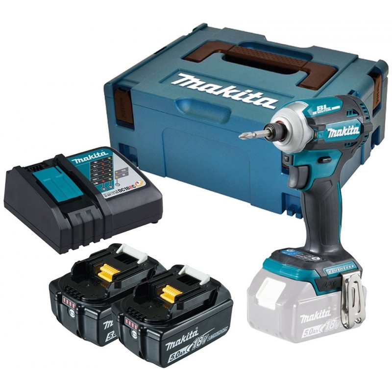 MAKITA DTD171RTJ Aku rázový šroubovák 1/4" Li-ion LXT 18V, 2x 5,0Ah, Makpac MAKITA DTD171RTJ Aku rázový šroubovák 1/4" Li-ion LXT 18V, 2x 5,0Ah, Makpac
