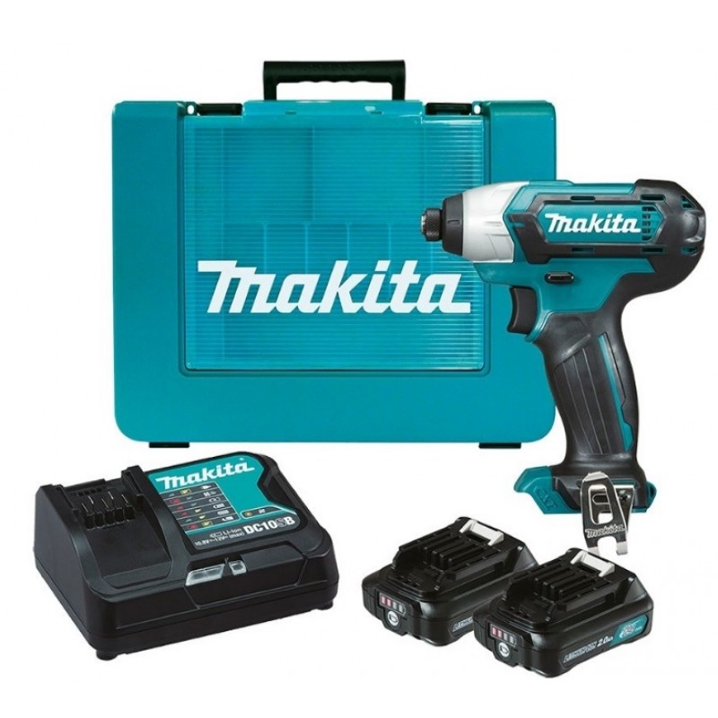 MAKITA TD110DSAE Aku rázový utahovák Li-ion (2x2,0Ah/12V)