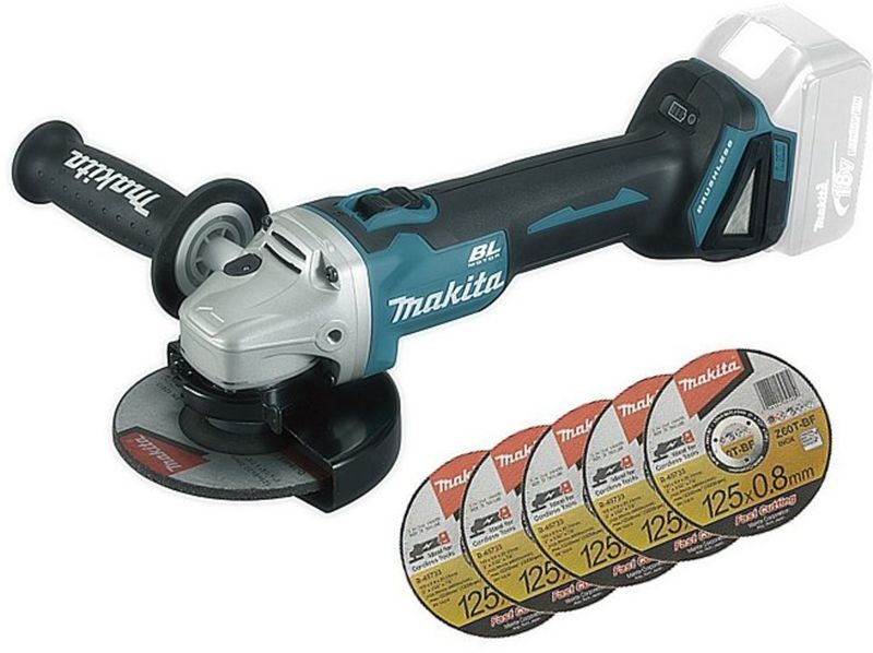 MAKITA DGA504ZX1 Aku úhlová bruska 125mm s prislušenstvim (18V/bez aku ) MAKITA DGA504ZX1 Aku úhlová bruska 125mm s prislušenstvim (18V/bez aku )