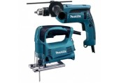 Makita Přímočará pila 4329 + Příklepová vrtačka HP1640 DK0073