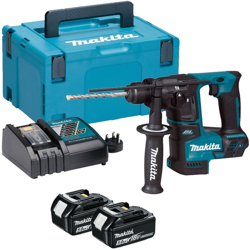 MAKITA DHR171RTJ Aku vrtací kladivo SDS-Plus 1,2J, Li-ion LXT (2x5,0Ah/18V) Makpac MAKITA DHR171RTJ Aku vrtací kladivo SDS-Plus 1,2J, Li-ion LXT (2x5,0Ah/18V) Makpac