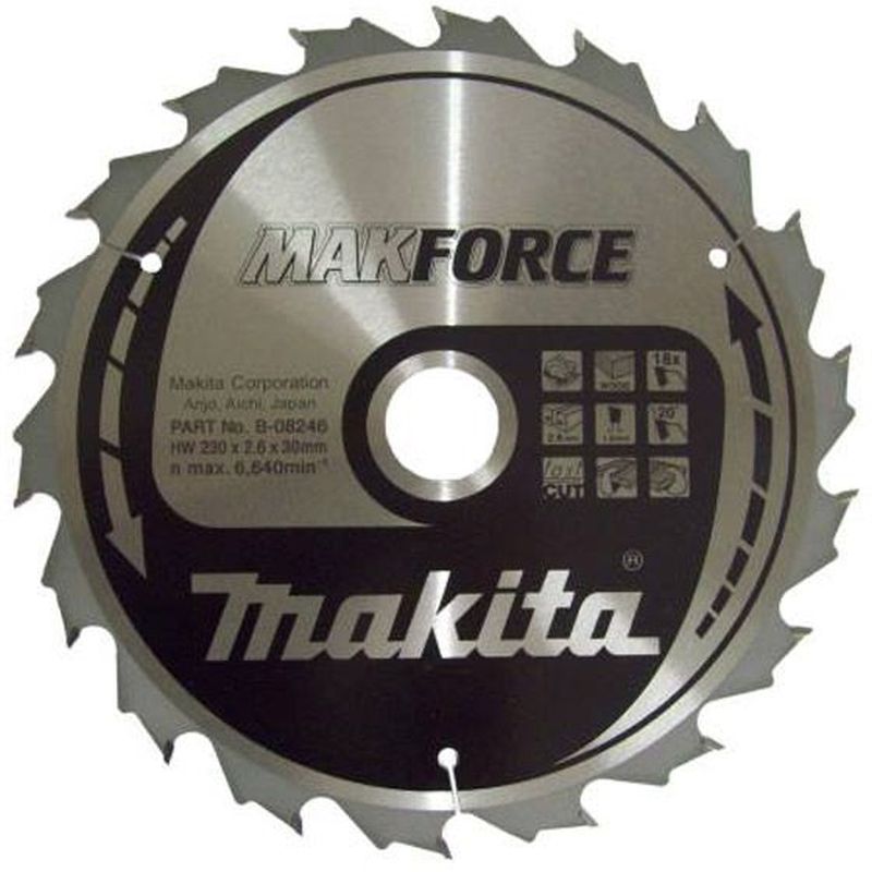 MAKITA pilový kotouč 230x30mm 18 Z B-08246 MAKITA pilový kotouč 230x30mm 18 Z B-08246