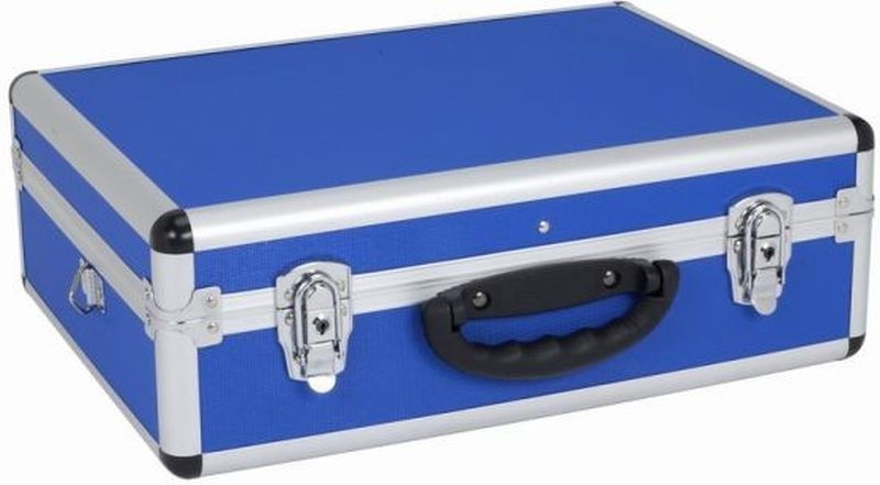 MAKITA hliníkový kufr na nářadí, 460x330x160 mm, modrá PRM10102BL MAKITA hliníkový kufr na nářadí, 460x330x160 mm, modrá PRM10102BL