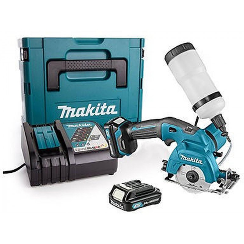MAKITA Aku řezačka skla a dlaždic Li-ion 10,8V/2,0 Ah v kufru CC301DSAJ
