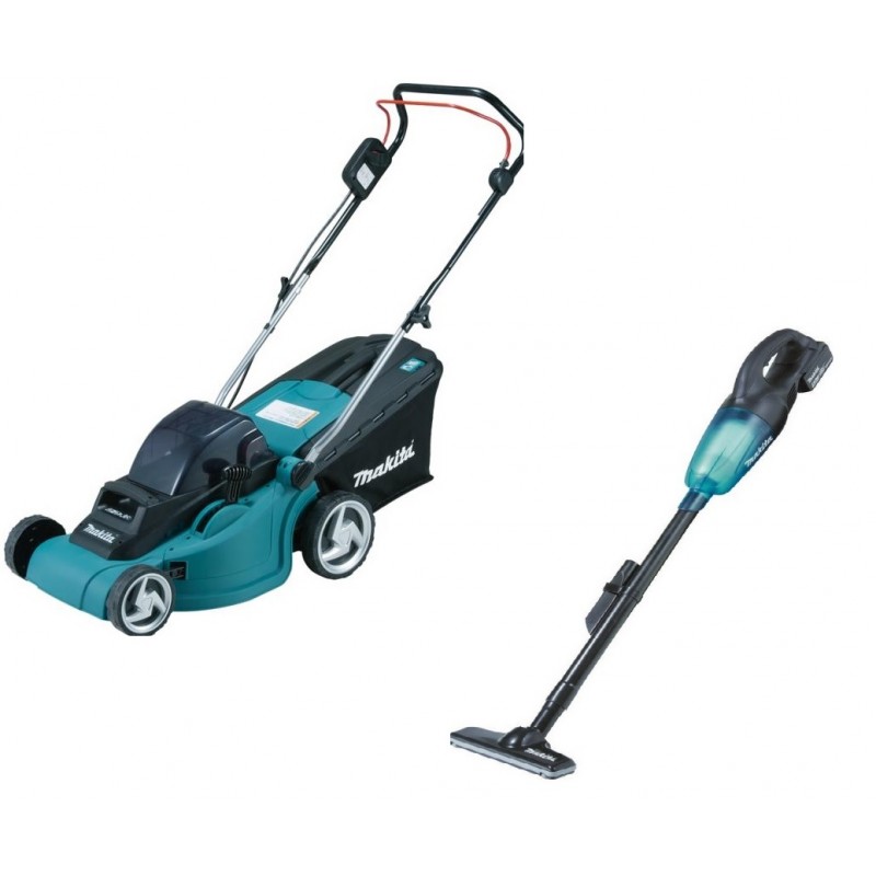 MAKITA akční set Aku sekačky 380mm Li-ion DLM380PM2 + aku vysavač černý DCL180ZB MAKITA akční set Aku sekačky 380mm Li-ion DLM380PM2 + aku vysavač černý DCL180ZB