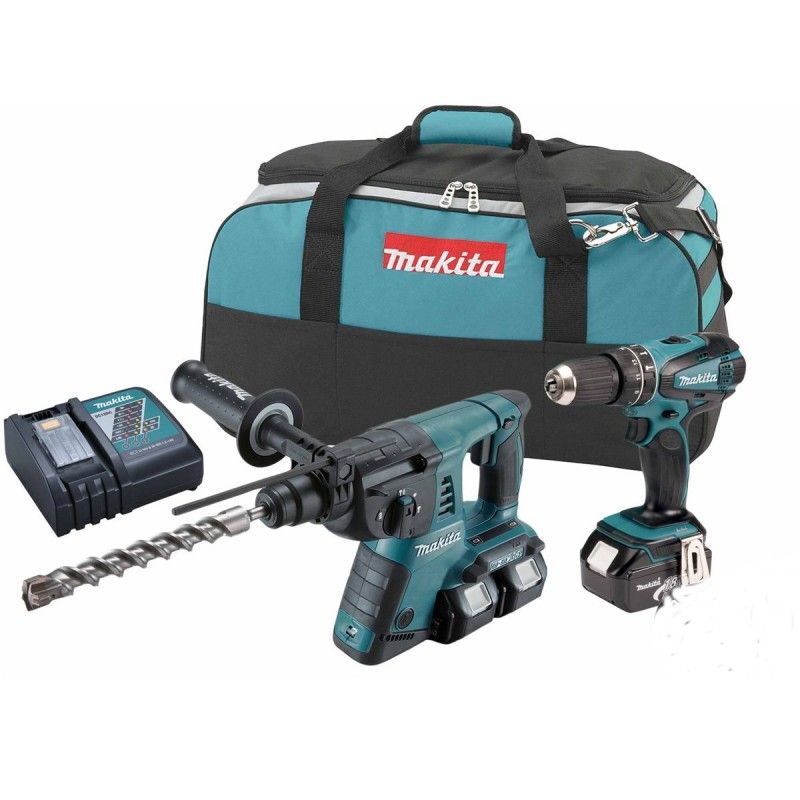 MAKITA DLX2069M Aku sada DHP456+DHR263 18V MAKITA DLX2069M Aku sada DHP456+DHR263 18V