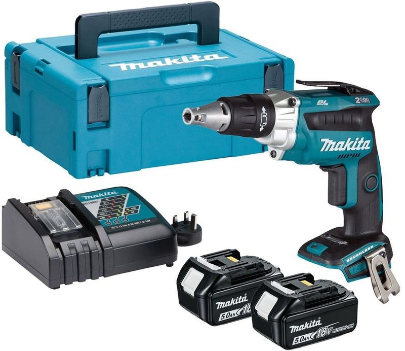 MAKITA DFS250RTJ Aku šroubovák Li-ion 18V/ 18V /2x5,0Ah, Makpac