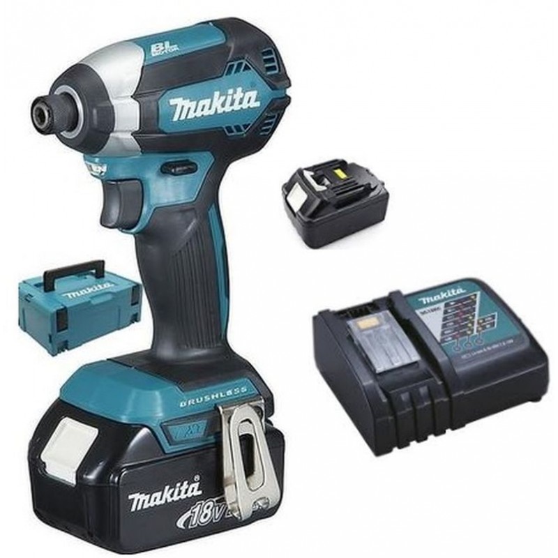MAKITA DTD155RTE Aku rázový utahovák 1/4" Li -ion 18V/5,0Ah MAKITA DTD155RTE Aku rázový utahovák 1/4" Li -ion 18V/5,0Ah
