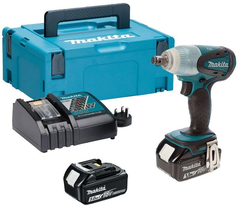MAKITA DTW251RTJ Aku rázový utahovák 1/2"Li -ion (2x5,0Ah/18V) Makpac MAKITA DTW251RTJ Aku rázový utahovák 1/2"Li -ion (2x5,0Ah/18V) Makpac