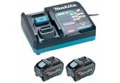 MAKITA 1911V6-0 sada Li-ion XGT 40V 2xBL4050F+1xDC40RA