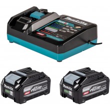 MAKITA sada Li-ion XGT 40V 2xBL4040F+DC40RA 1916Y1-1