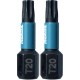 MAKITA B-63672 Torzní bit 1/4" Impact Black T20, 25mm/2ks