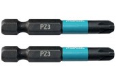 MAKITA B-63769 Torzní bit 1/4" Impact Black PZ3, 50mm/2ks