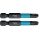 MAKITA B-63731 Torzní bit 1/4" Impact Black PH3, 50mm/2ks