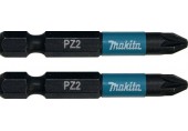 MAKITA B-63753 Torzní bit 1/4" Impact Black PZ2, 50mm/2ks