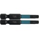 MAKITA B-63797 Torzní bit 1/4" Impact Black T25, 50mm 2 ks