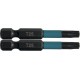 MAKITA B-63797 Torzní bit 1/4" Impact Black T25, 50mm 2 ks