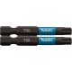 MAKITA B-63806 Torzní bit 1/4" Impact Black T30, 50mm 2 ks