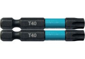 MAKITA B-63812 Torzní bit 1/4" Impact Black T40, 50mm 2 ks