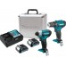 MAKITA CLX224X Aku sada DF333DZ+TD110DZ Li-ion CXT 12V (2x1,5Ah+DC10WD+kufr)