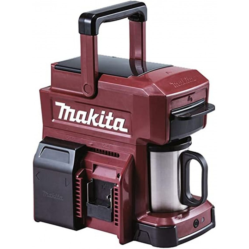MAKITA DCM501Z Aku kávovar Li-ion 18V, bez aku Z, bordó MAKITA DCM501Z Aku kávovar Li-ion 18V, bez aku Z, bordó